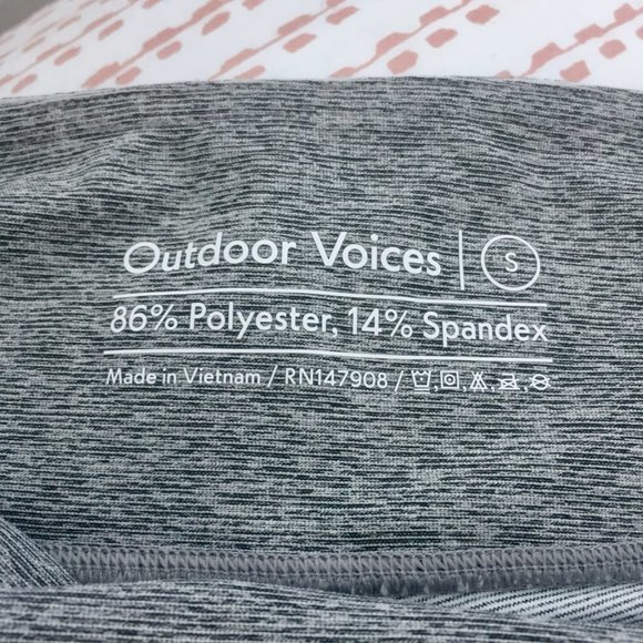 Outdoor Voices 3/4 Two-Tone Leggings Small - Picture 6 of 7